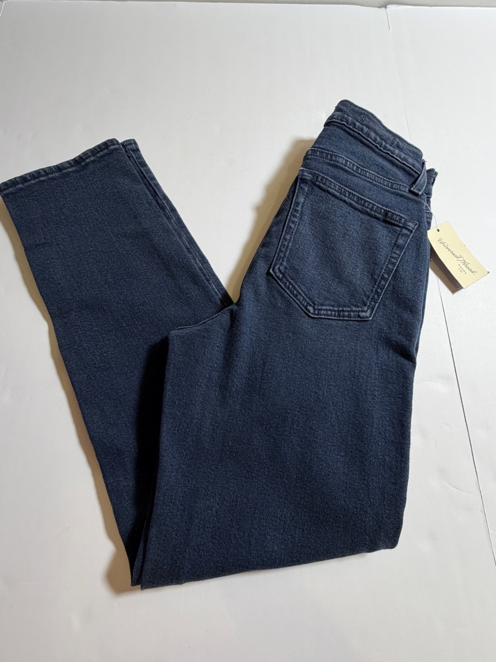 Old Navy Women’s 80’s Midrise Slim Jeans in Dark Blue Wash